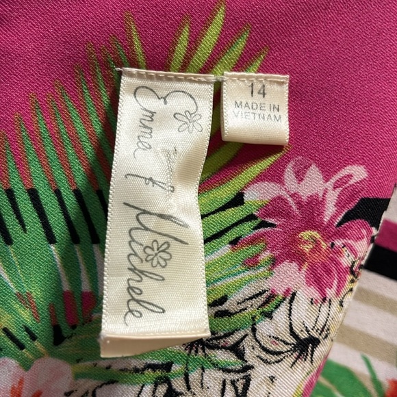 FLORAL STRIPED DRESS - Picture 3 of 5